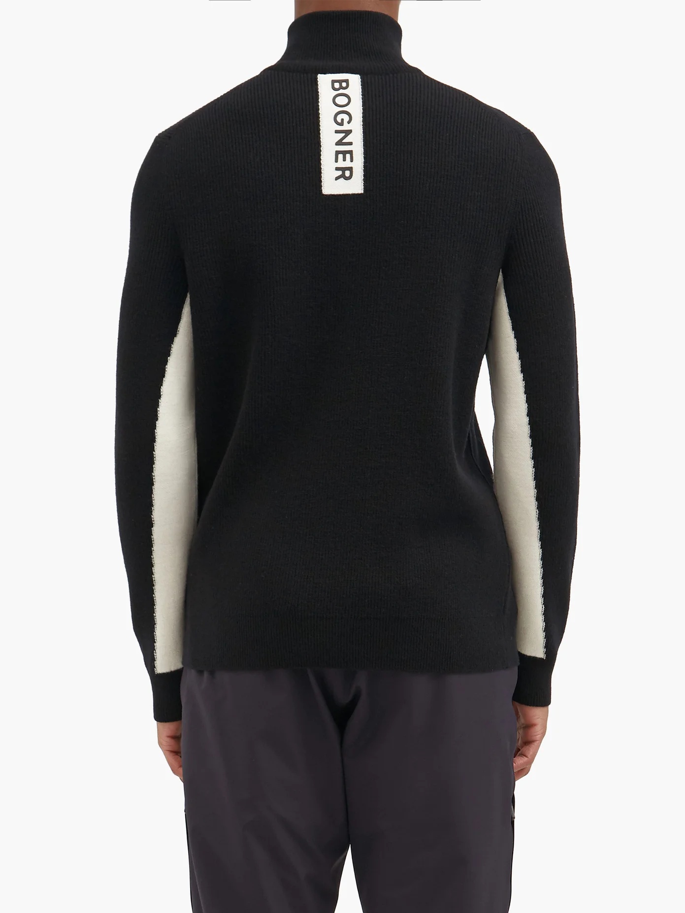 Penke logo-patch wool-blend sweater - 5