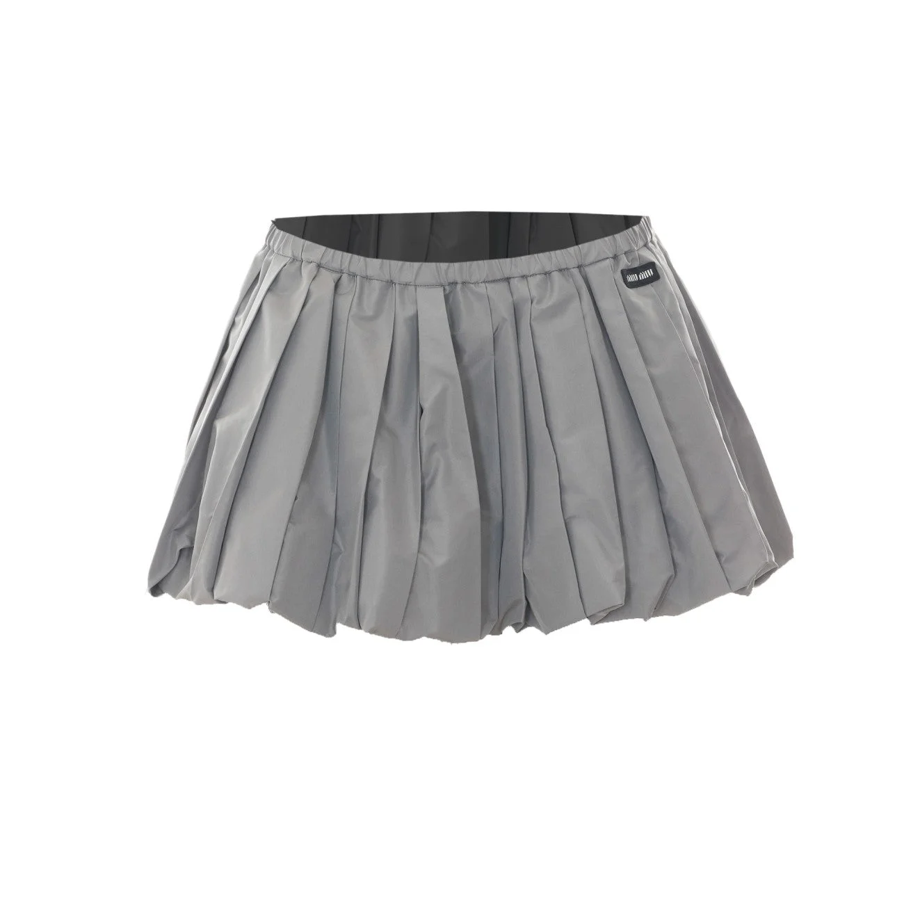 Miu Miu Women Technical Fabric Mini Skirt - 1