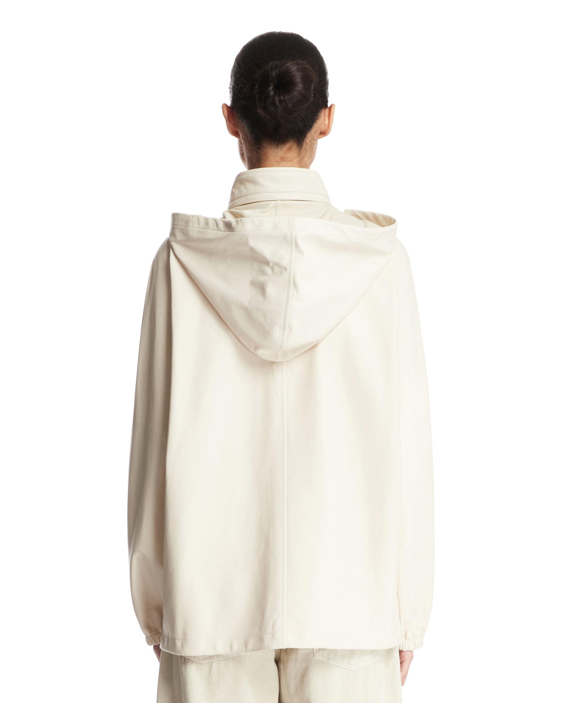 White Leather Jacket - 3