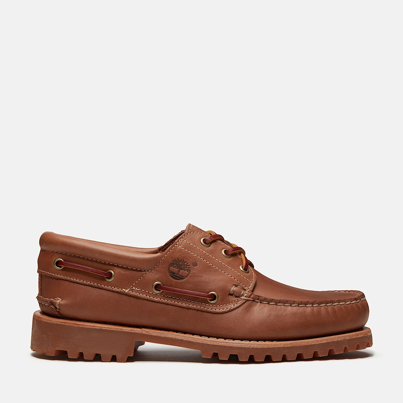 Men's Timberland® Authentic 3-Eye Lug Handsewn Boat Shoe - 1