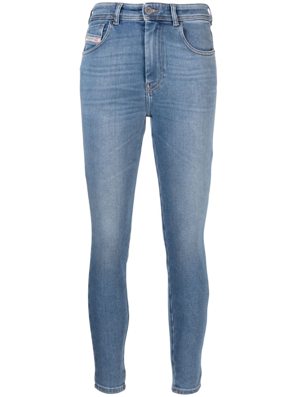 high-rise skinny jeans - 1