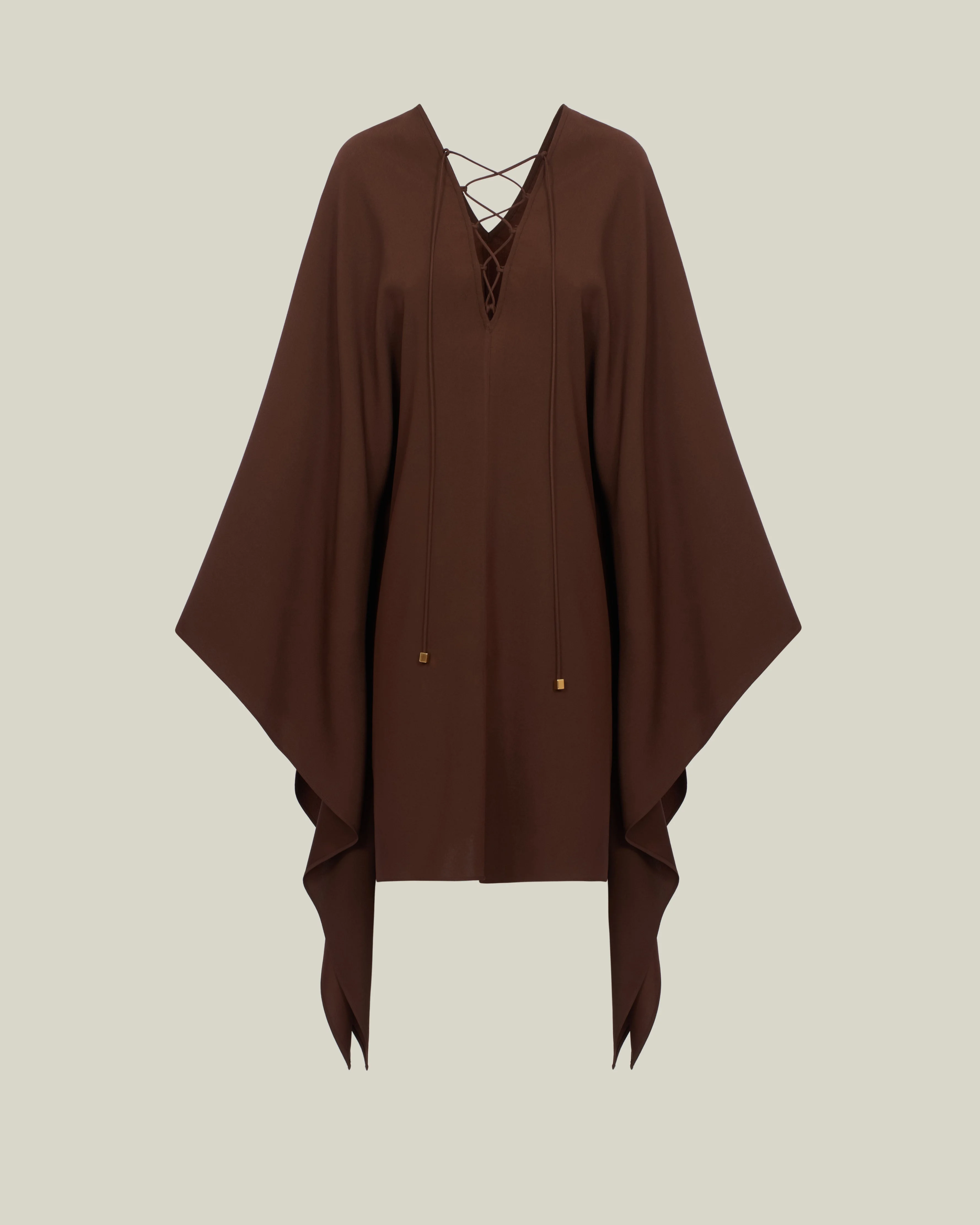 Mini Sahara Kaftan in Cocoa - 1