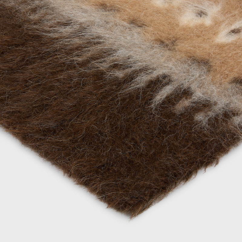 CELINE scarf in brushed fair isle alpaca wool outlook