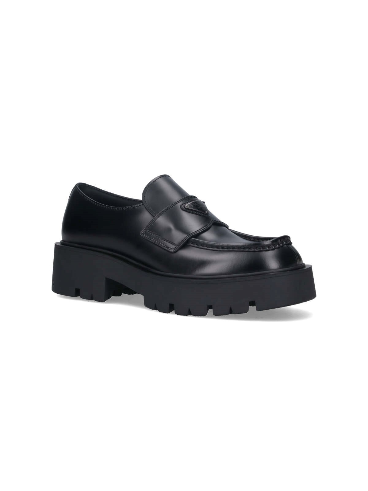 BRUSHED LEATHER LOAFERS - 2