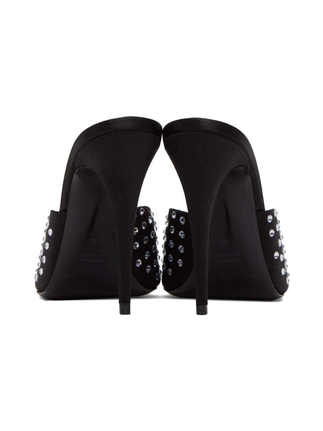 Black Crystal Heels - 2