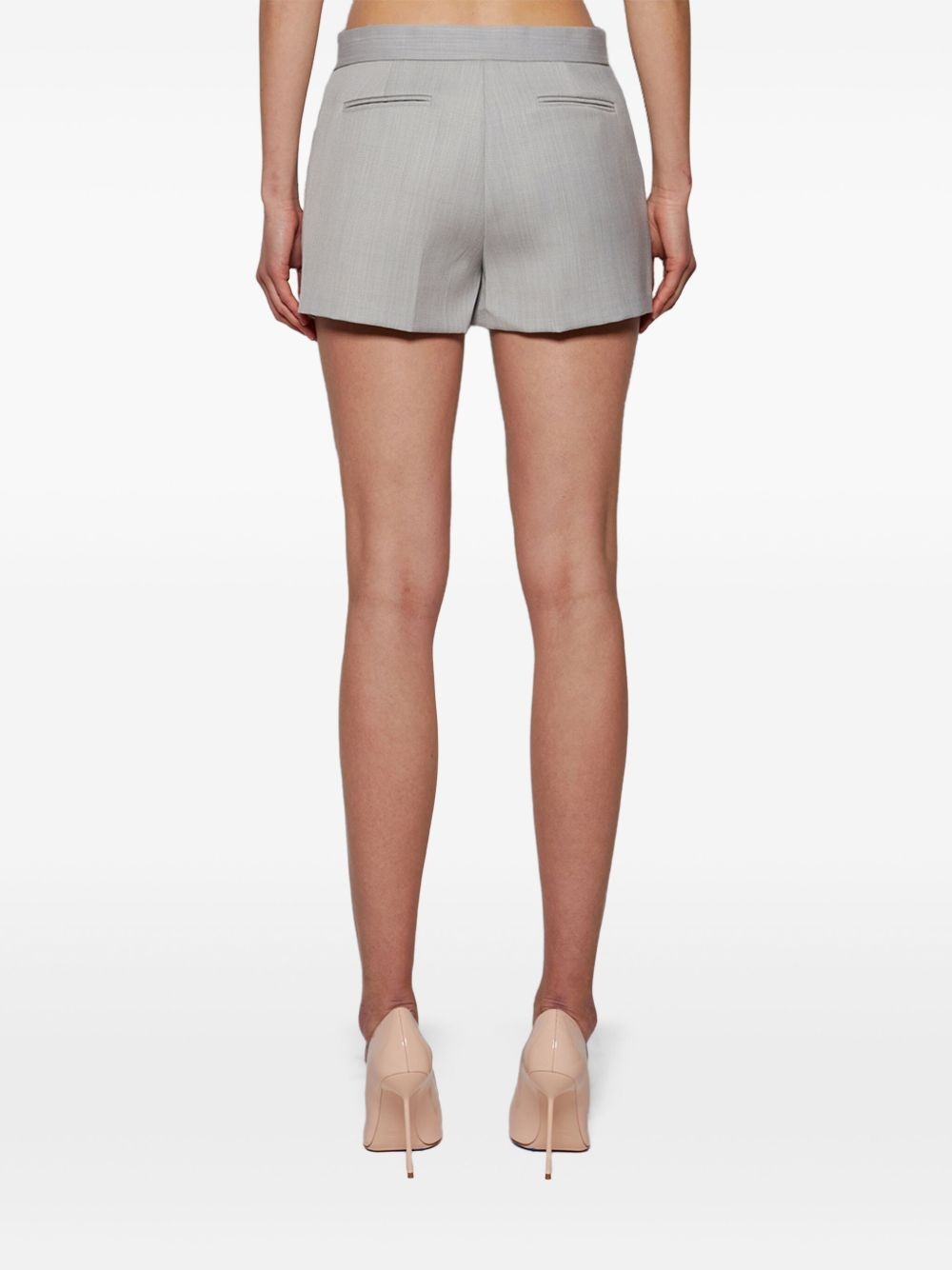 wool mini shorts - 5