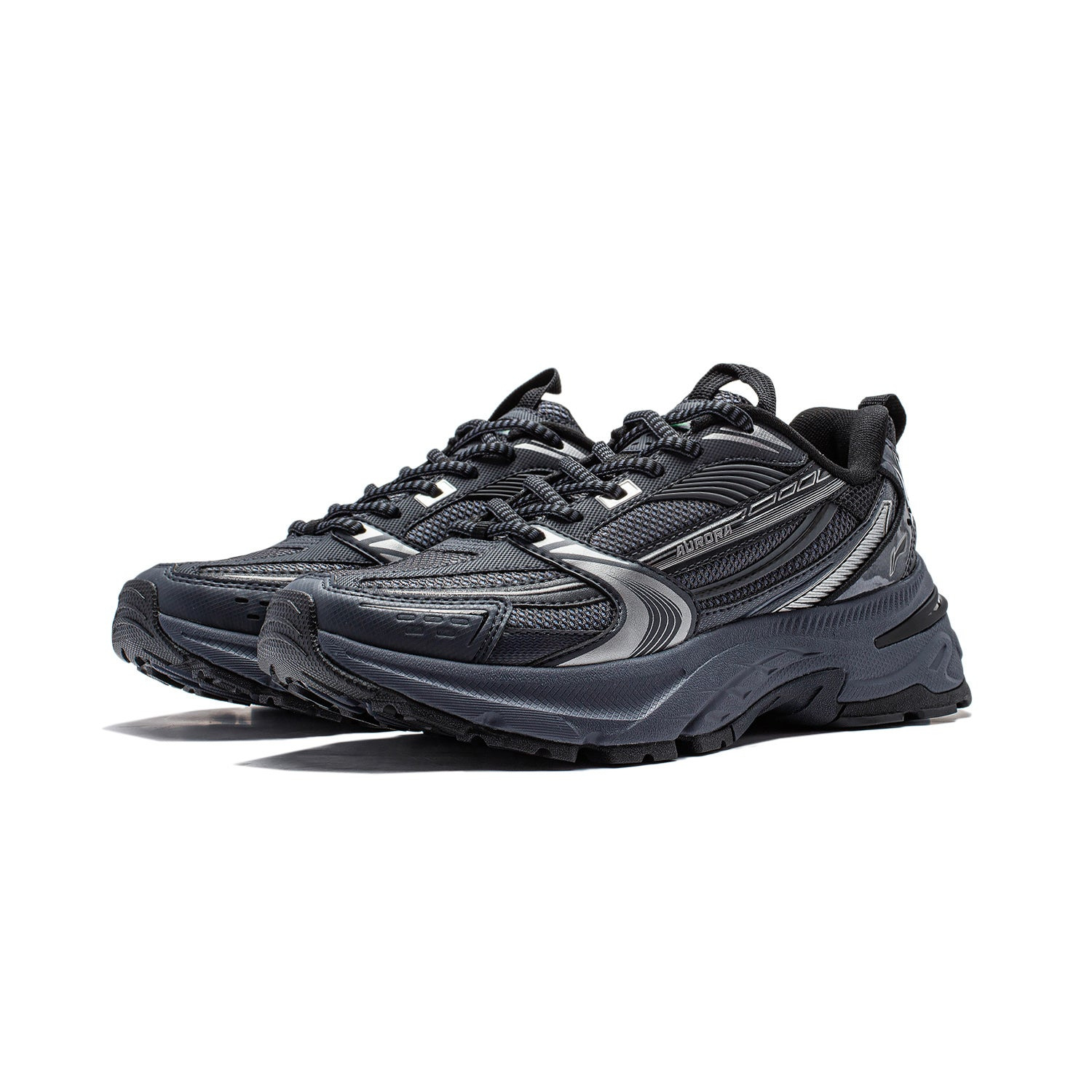 (WMNS) Li-Ning Aurora 2K V2 'Black Silver' AGCU026-2 - 4