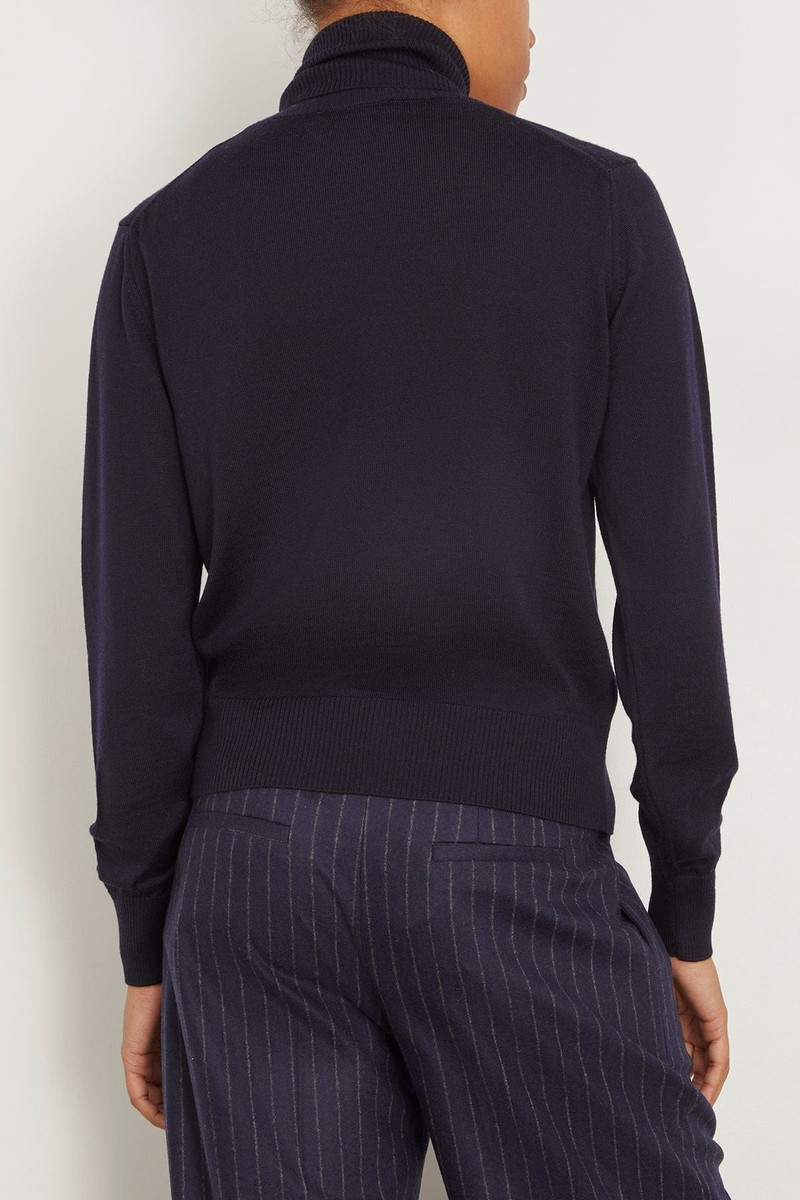 Red Ami De Coeur Sweater in Night Blue 4