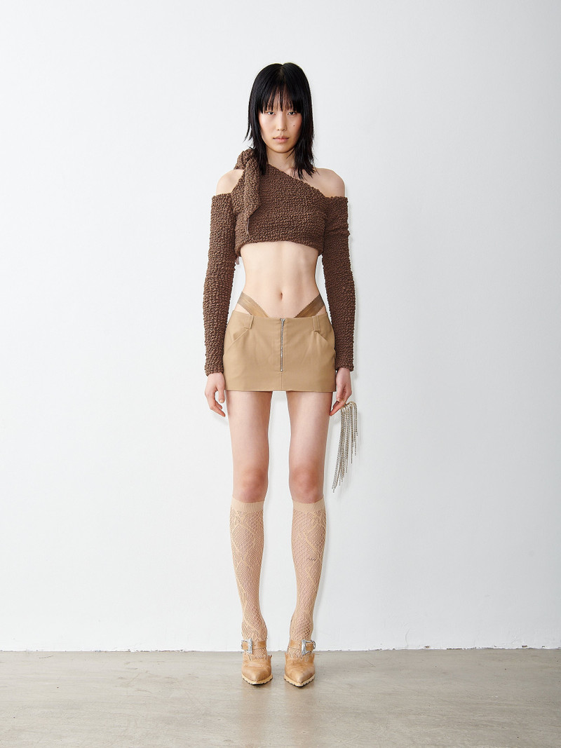 POSTER GIRL ALBA MINI SKIRT CAMEL outlook