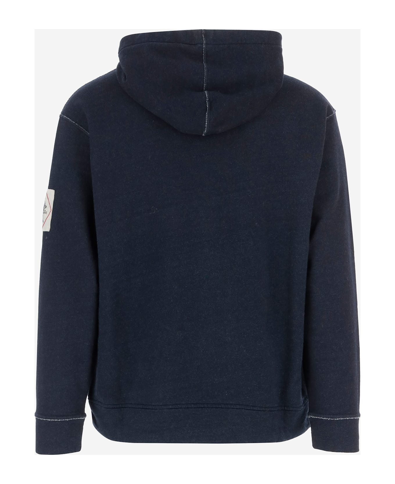 Hooded Sweatshirt With Logo Patch - 2
