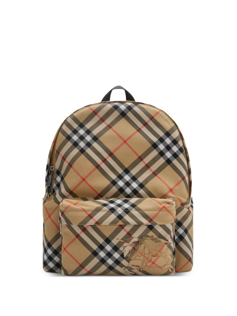 small check-pattern backpack 1