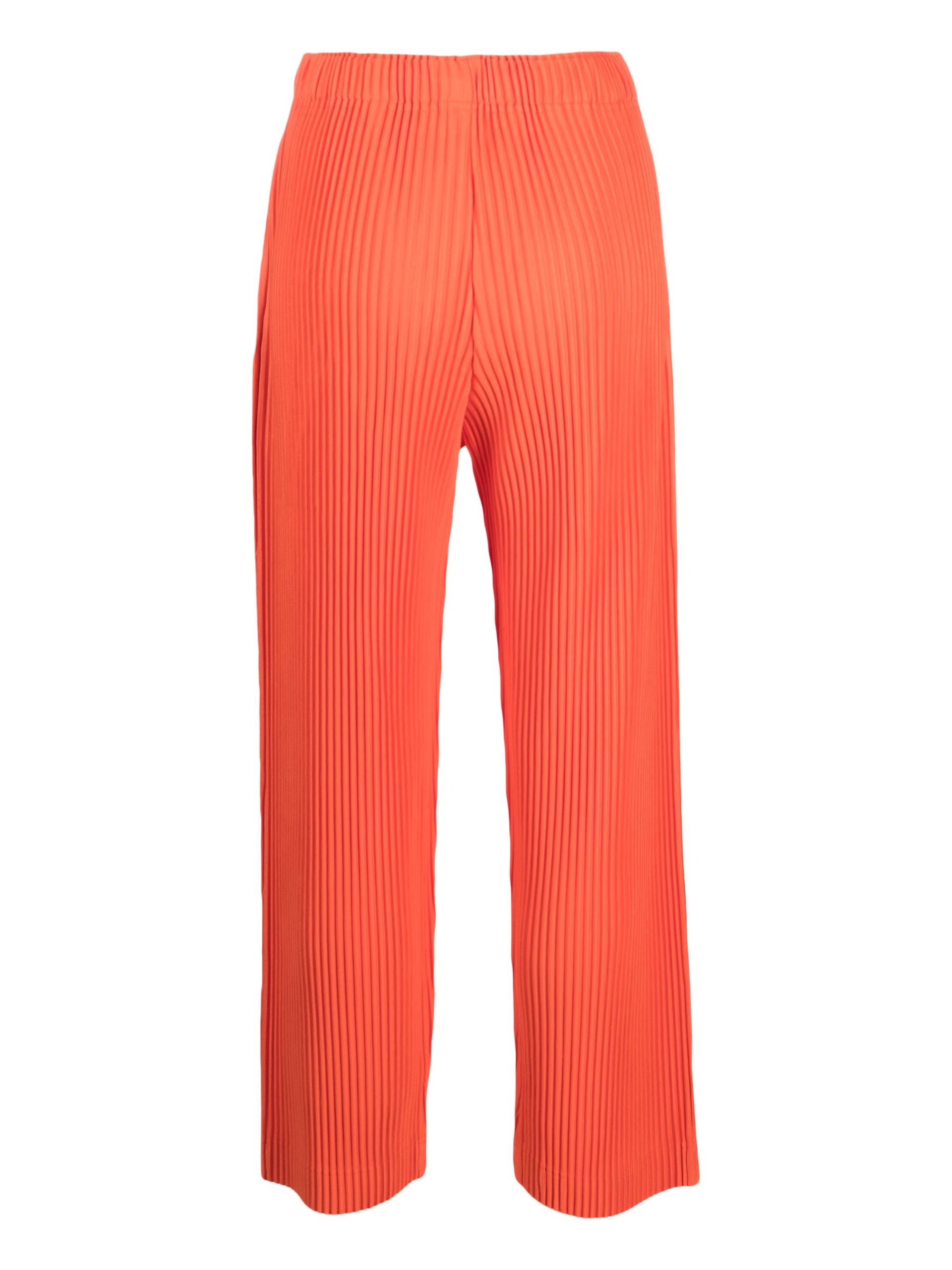 Orange Monthly Colors August Plissé Trousers - 2