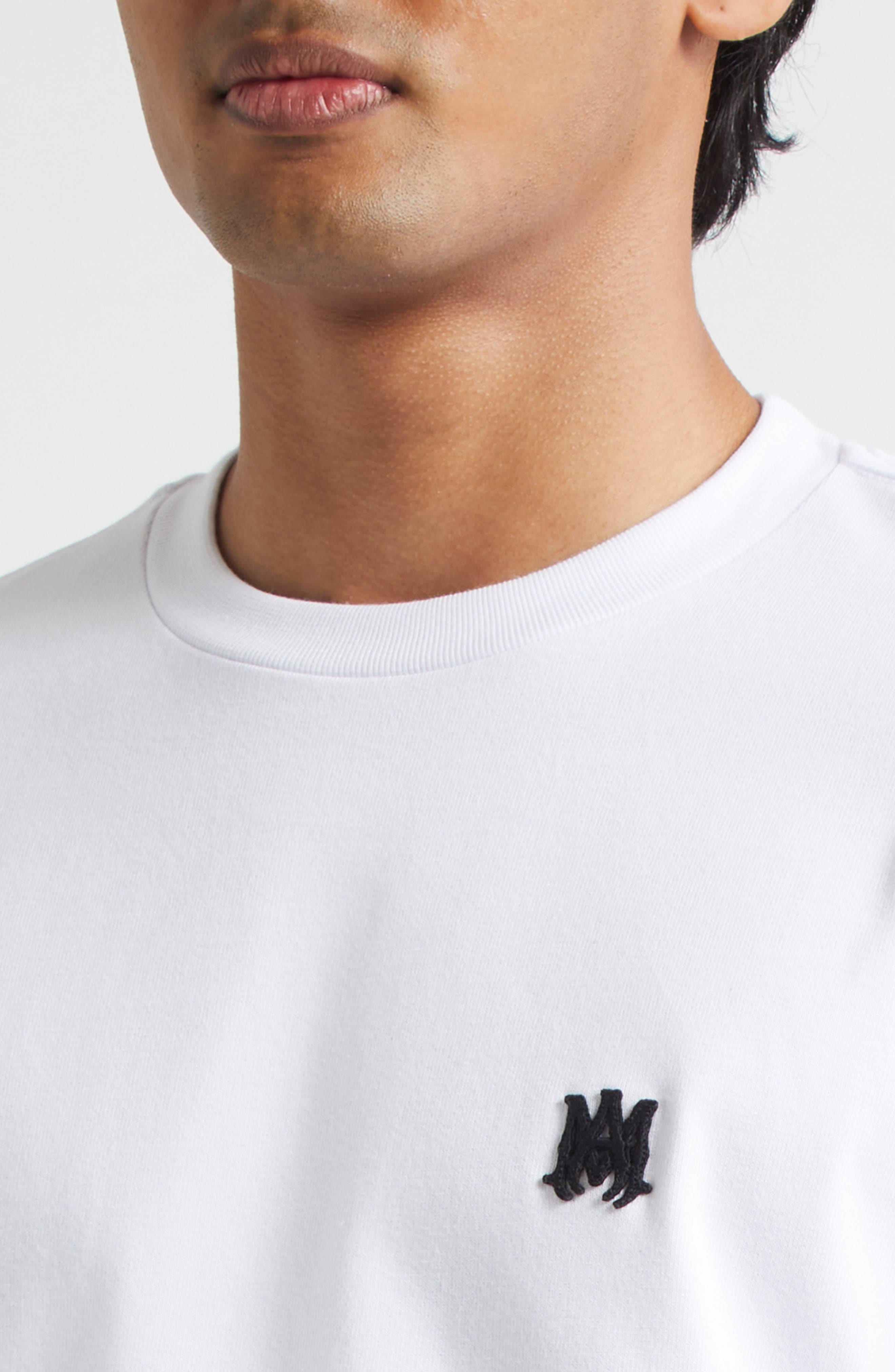 AMIRI MA Skater Embroidered T-Shirt in White at Nordstrom - 5