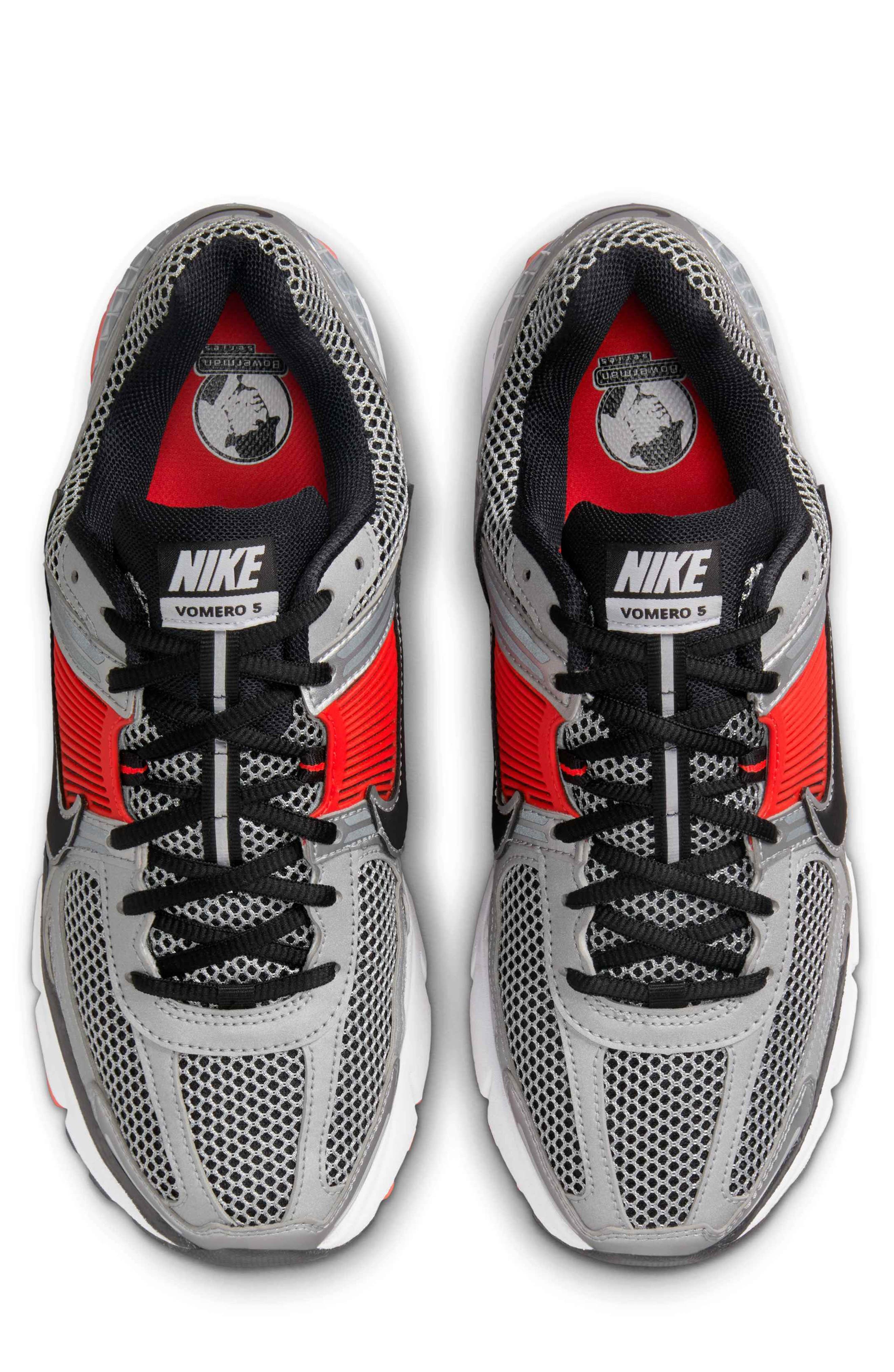 Nike Zoom Vomero 5 Sneaker in Metallic Silver/Light Crimson at Nordstrom - 3