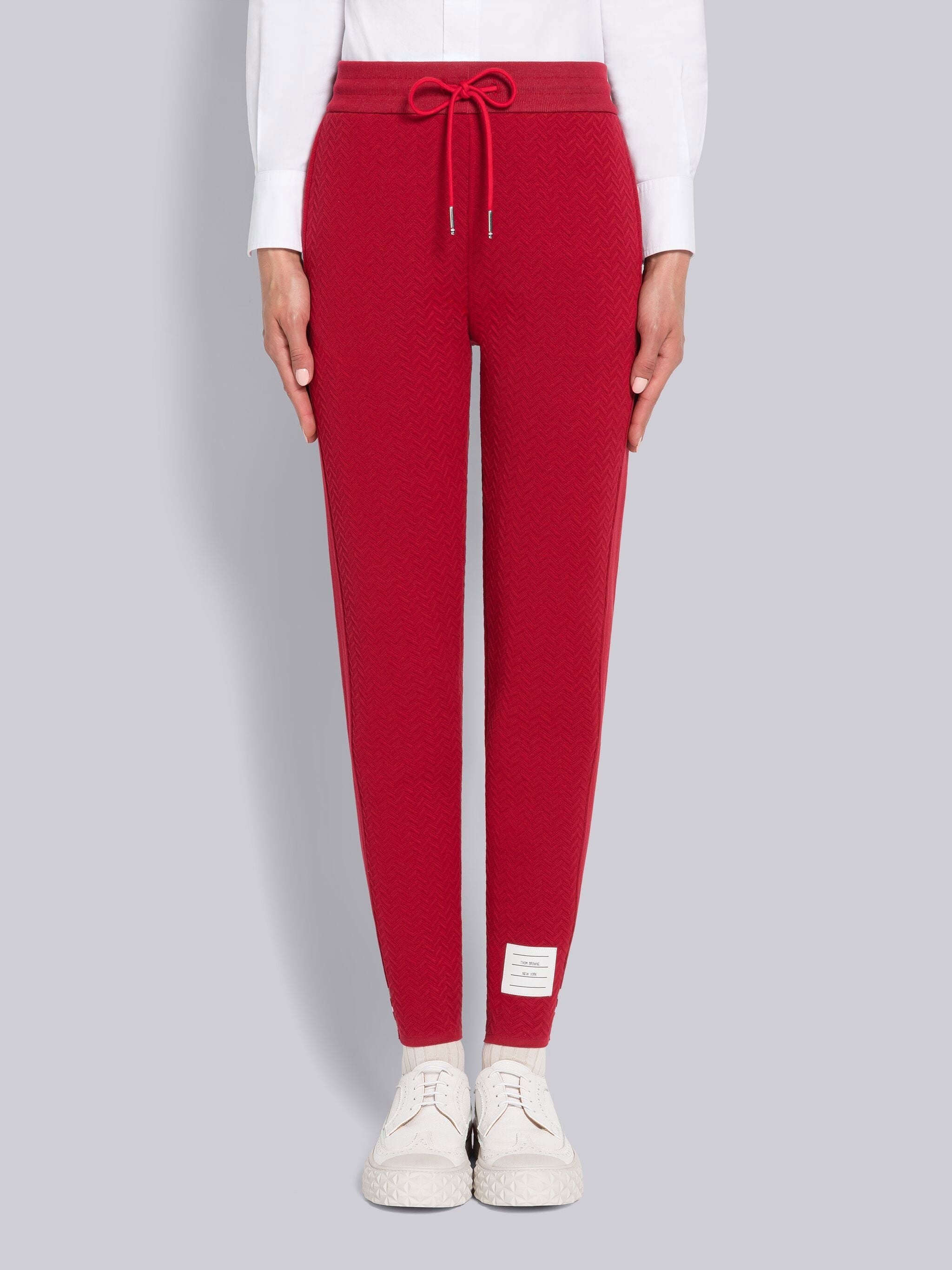Herringbone Cricket Stripe Sweatpants - 1