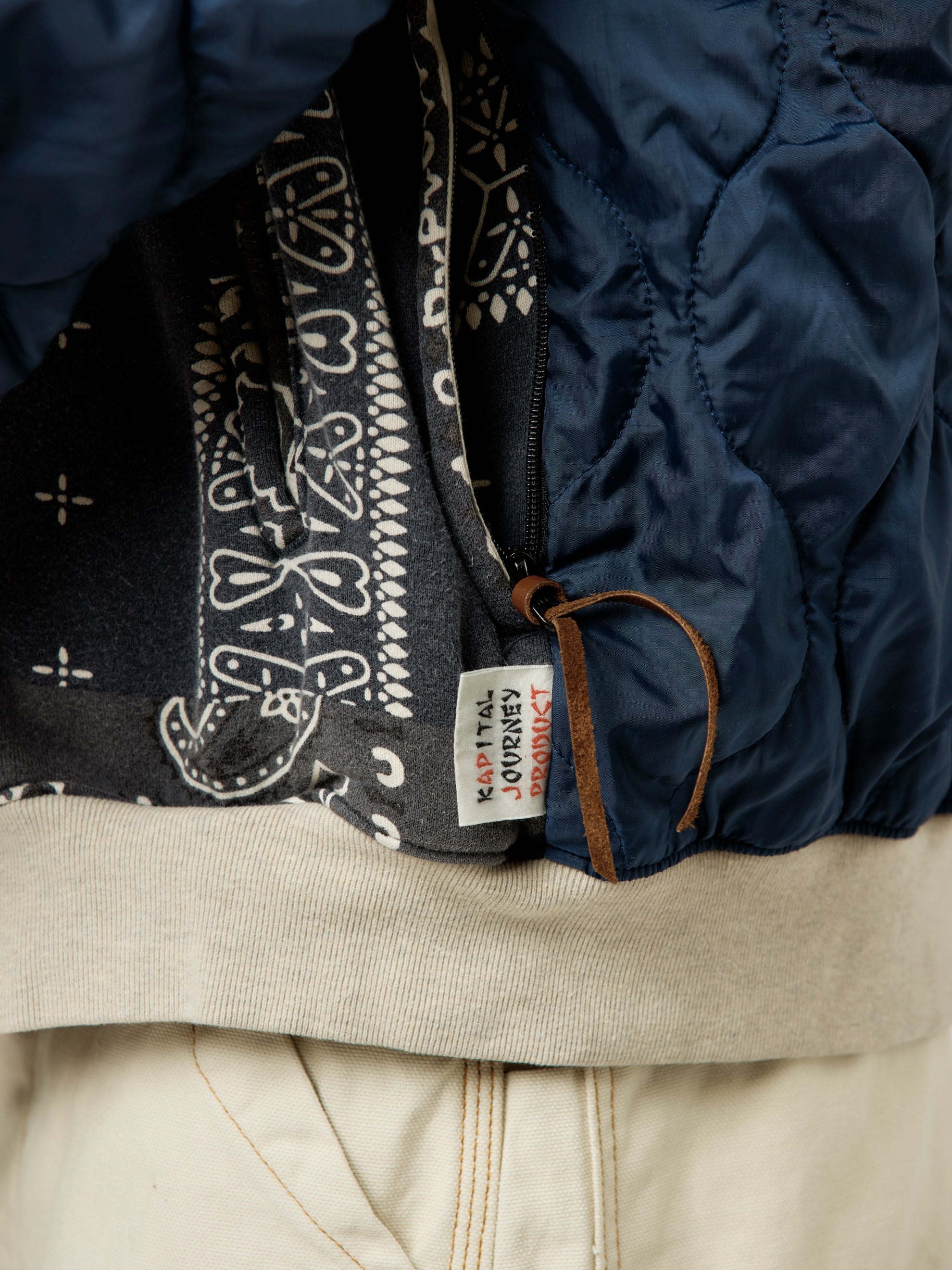 SWT KNIT BANDANA BIVOUAC HOODED BLOUSON (BLACK) - 6