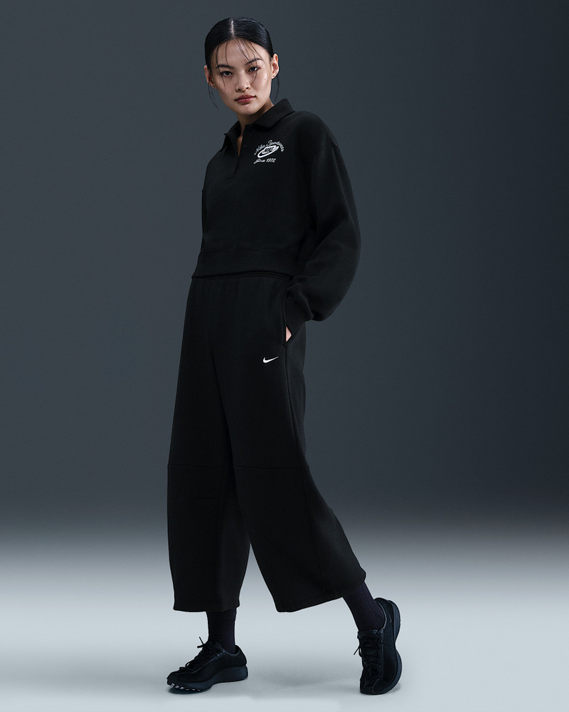 Nike Sportswear Phoenix Fleece Women's Loose Mid-Rise Barrel Pants 1