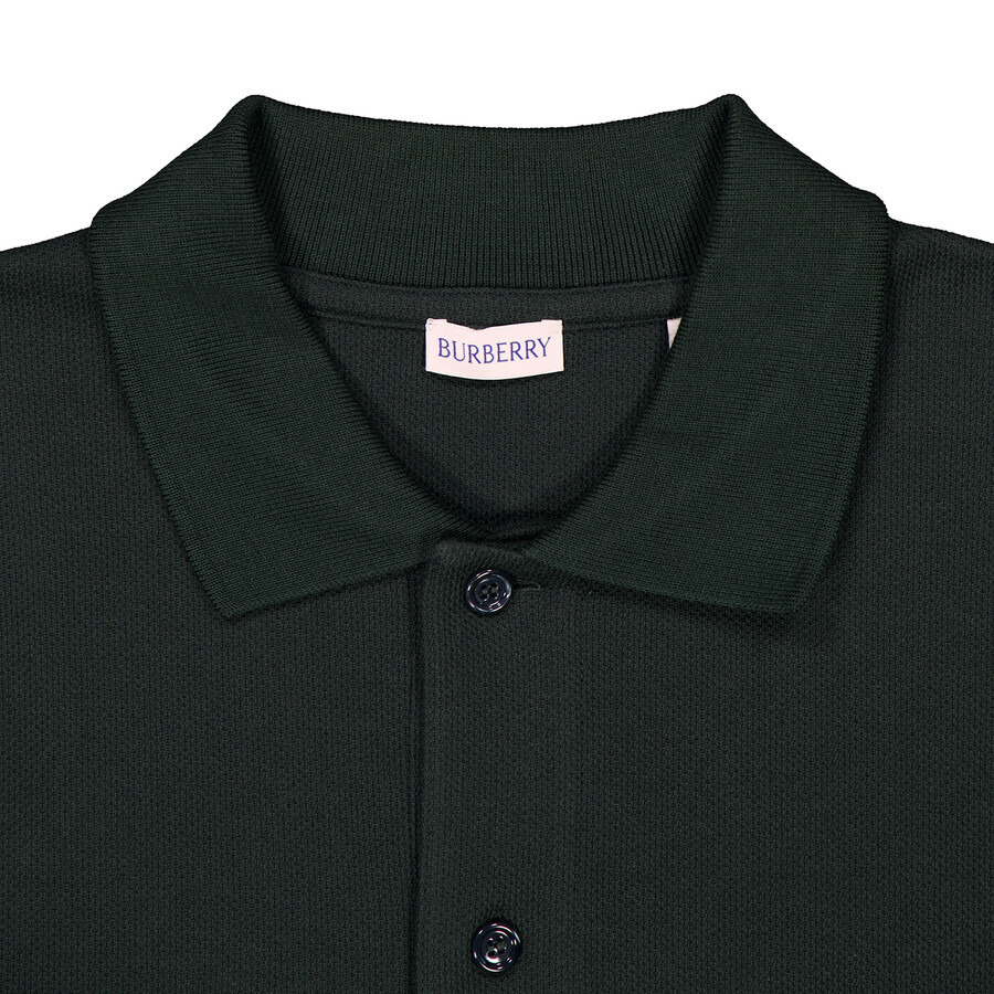 Burberry Long-Sleeve Cotton Polo Shirt - 2