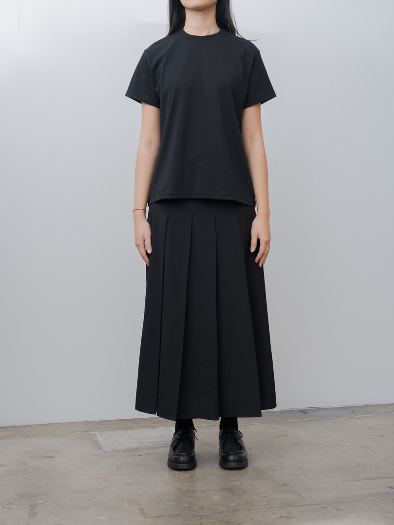 Studio Nicholson FUSE Pleated Skirt - Black outlook