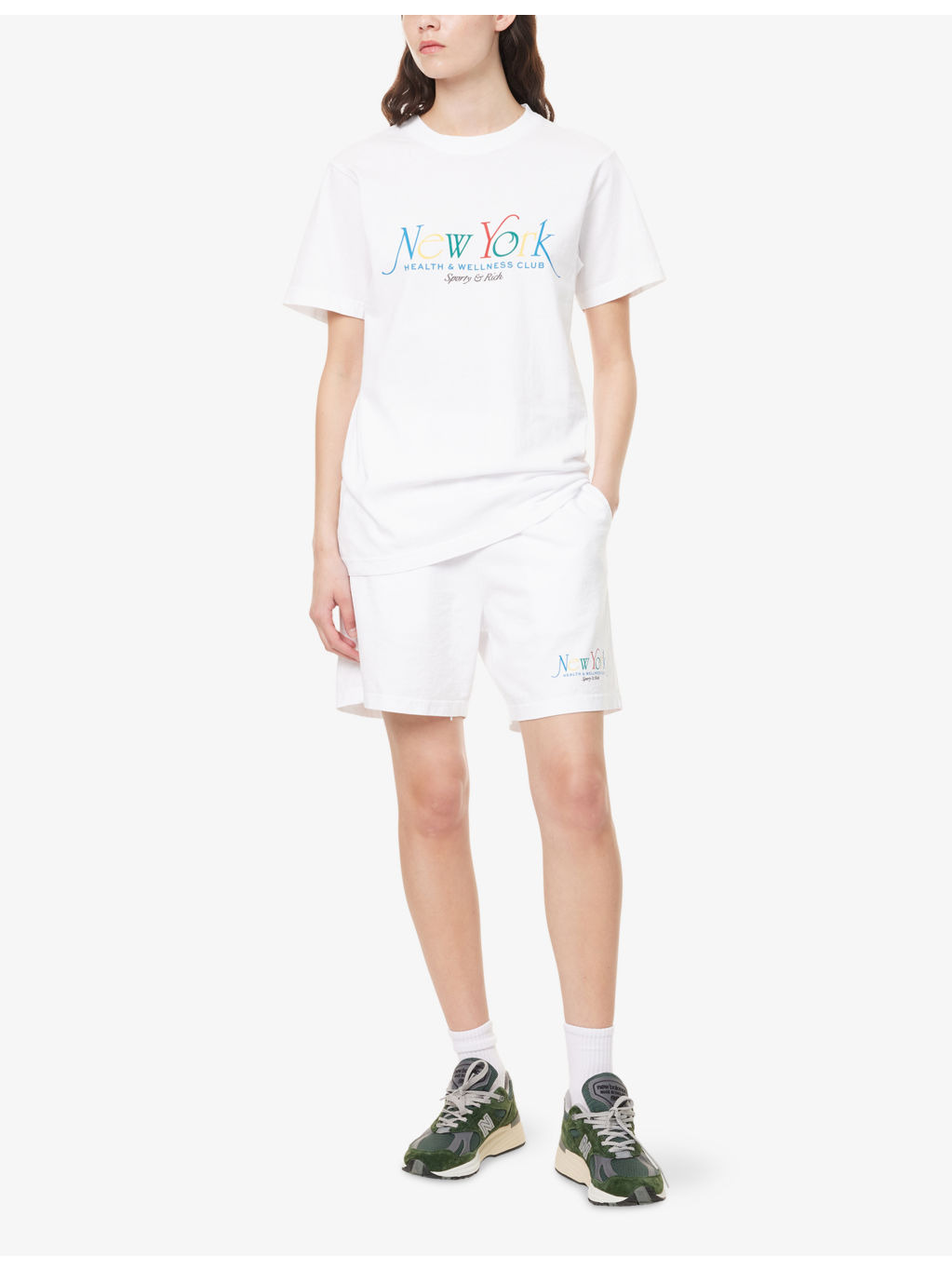 Sports NY 94 Slogan Cotton-Jersey T-shirt - 2