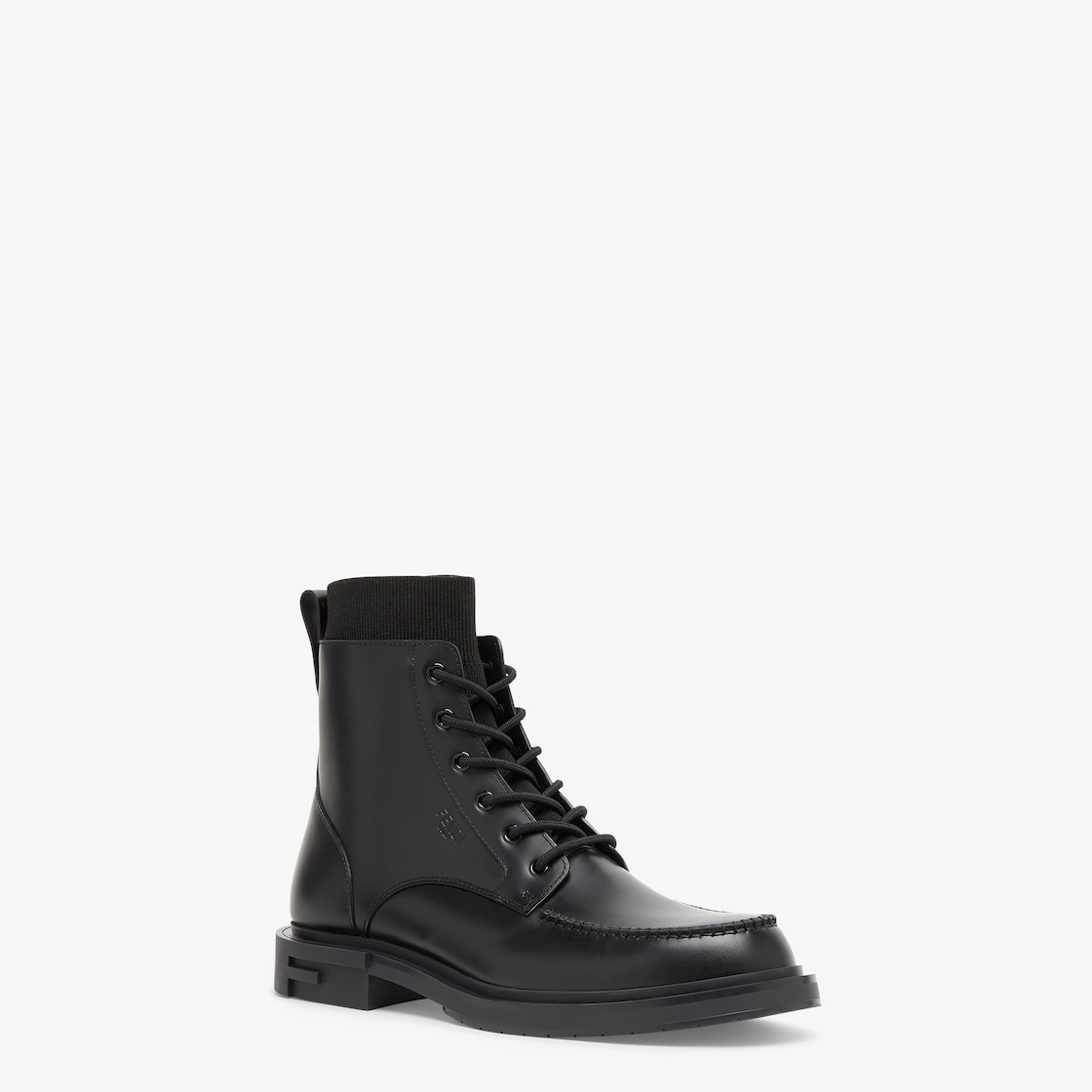 Slip On Fendi Frame Biker Boots - 2