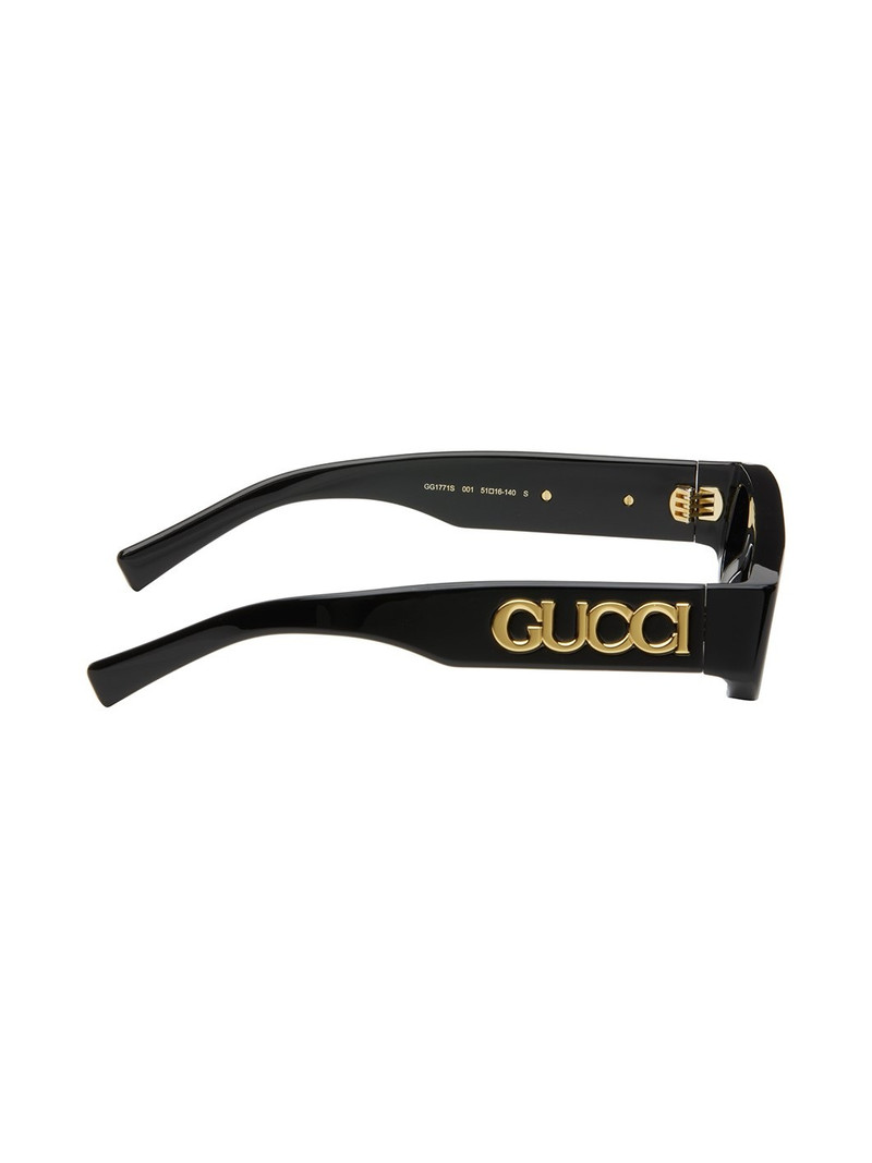 GUCCI Black Geometric Sunglasses outlook
