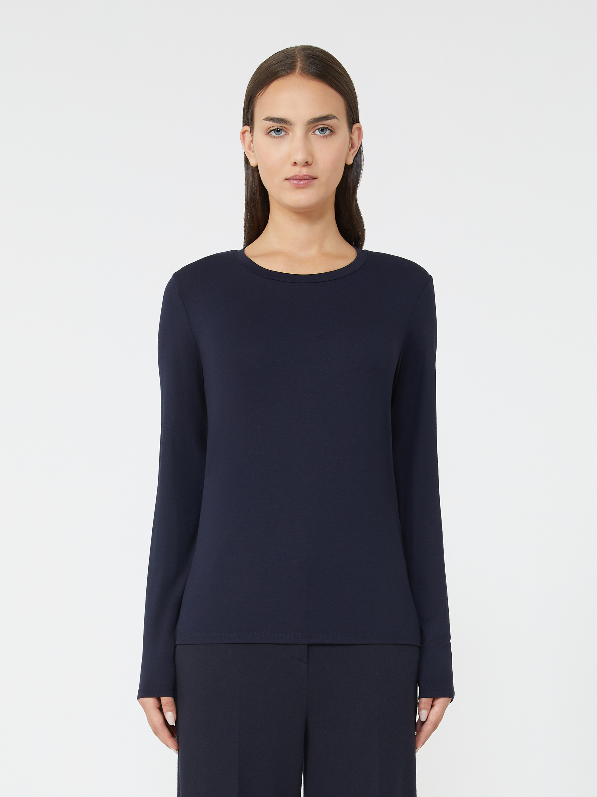 MULTIE Stretch jersey basic T-shirt - 3