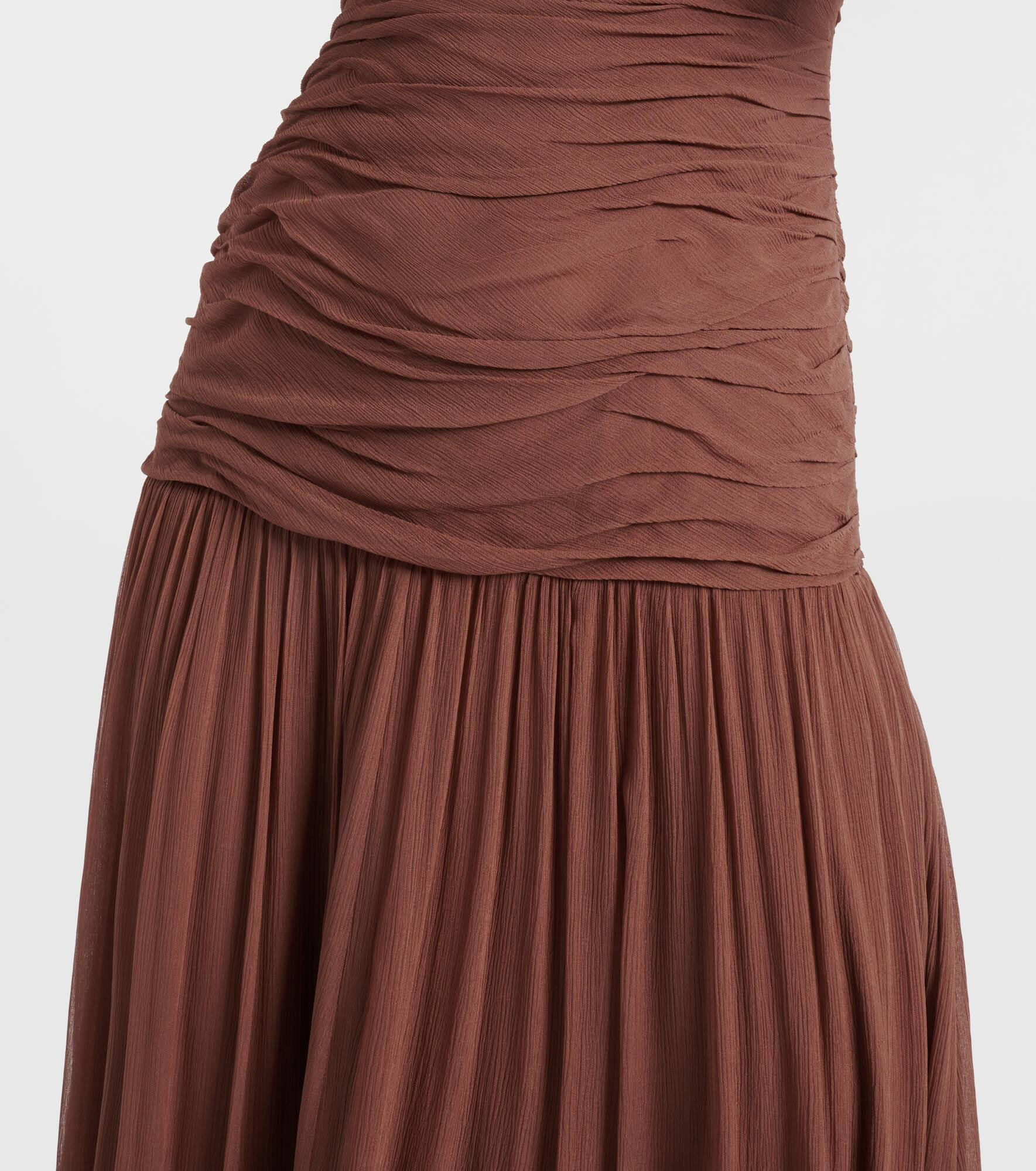 Dalton gathered ruched maxi dress - 5