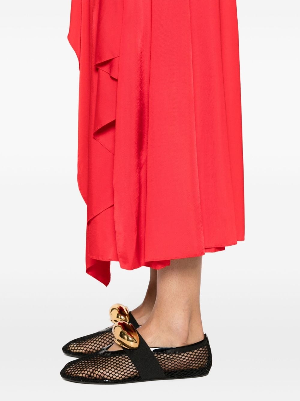 layered-design dress - 5