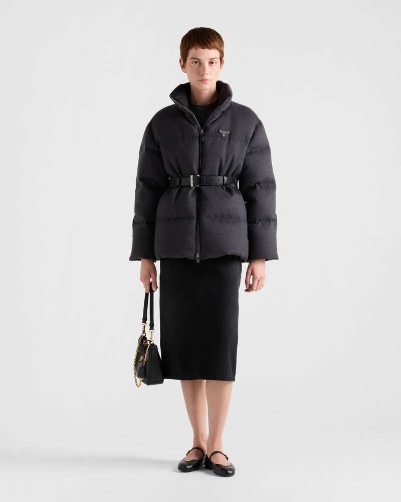 Prada Flannel down jacket outlook