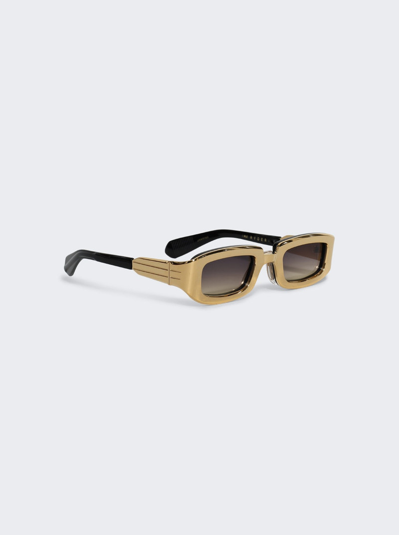 JACQUES MARIE MAGE Ryder Sunglasses Gold outlook