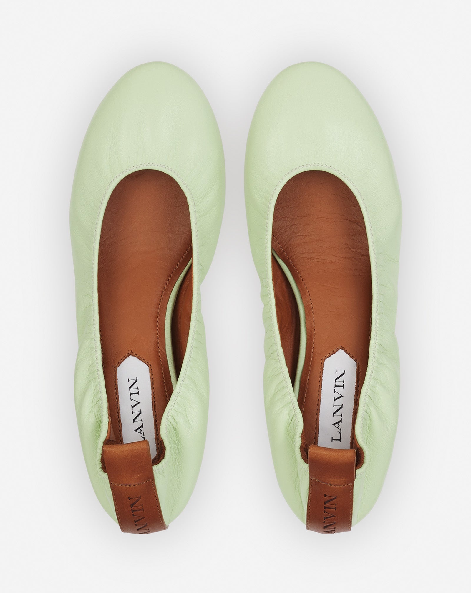 THE LEATHER BALLERINA FLAT - 3