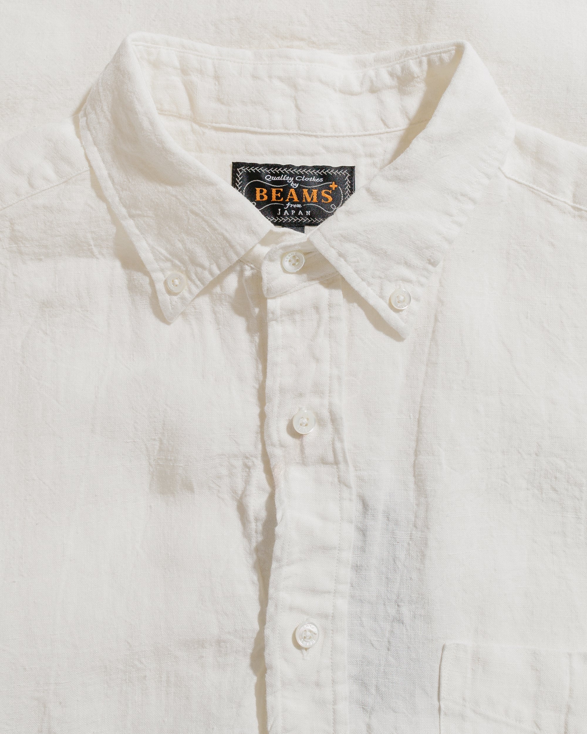 B.D. 1/40 Linen Chambray White - 5