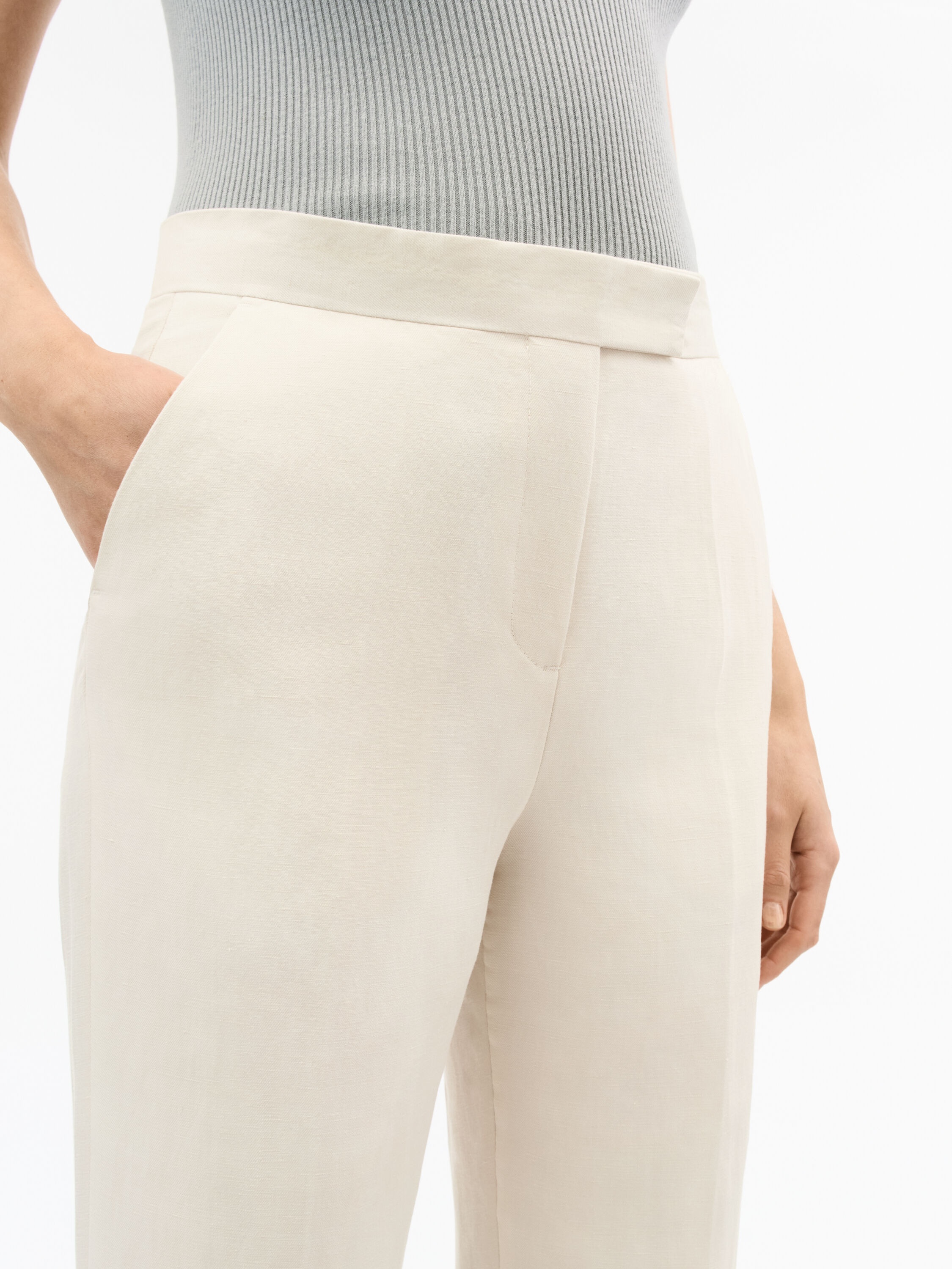 Faye Mid-Rise Trousers - 5