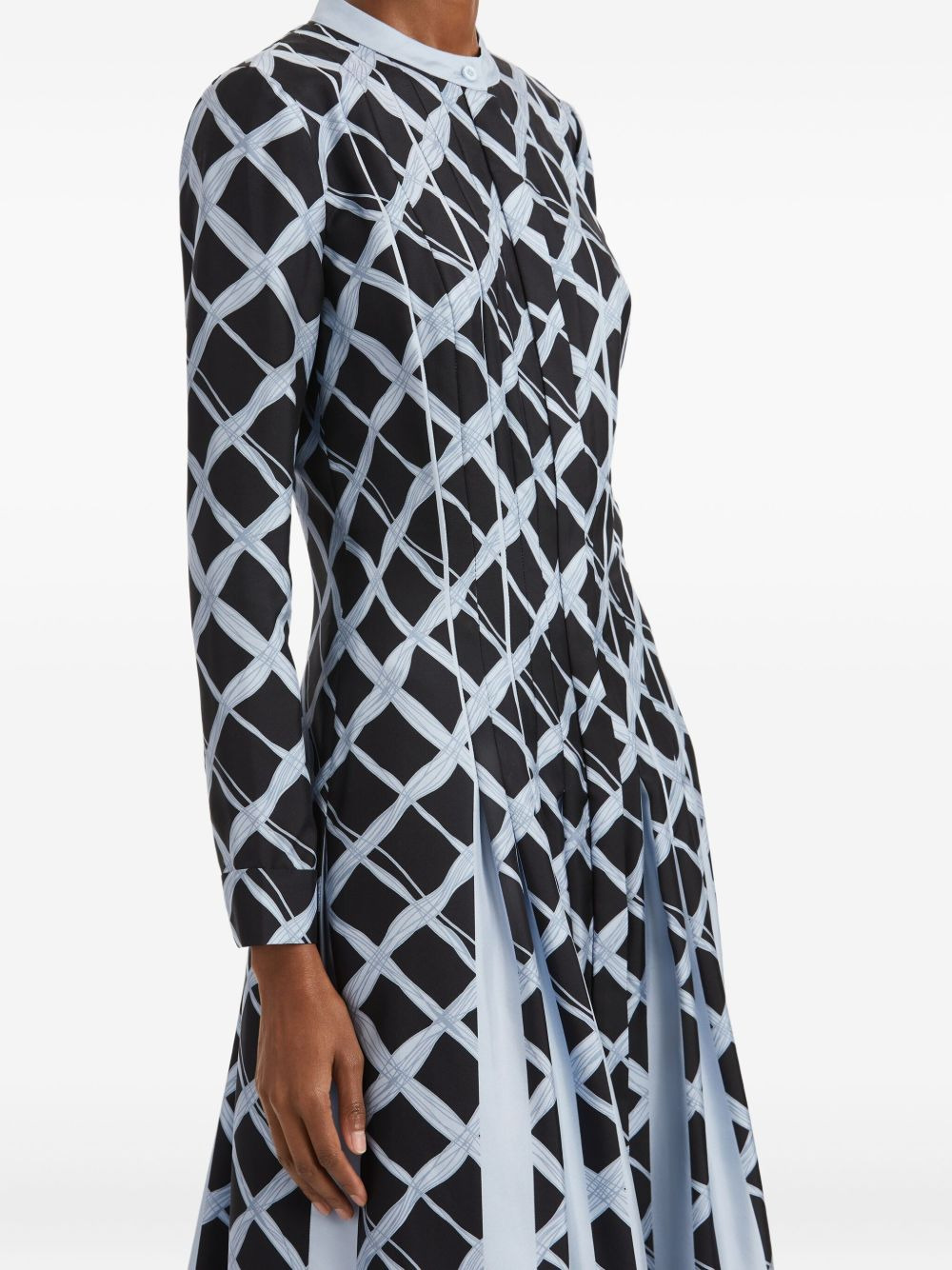 pleated midi dress - 5