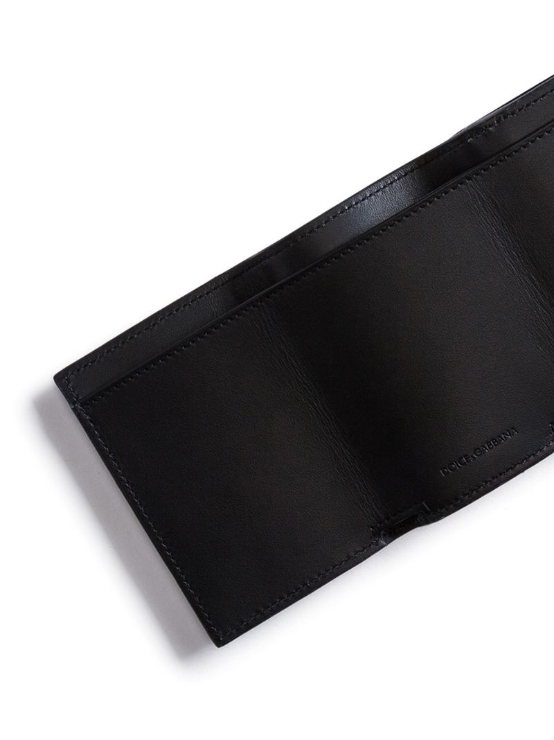 logo-print bifold wallet - 3