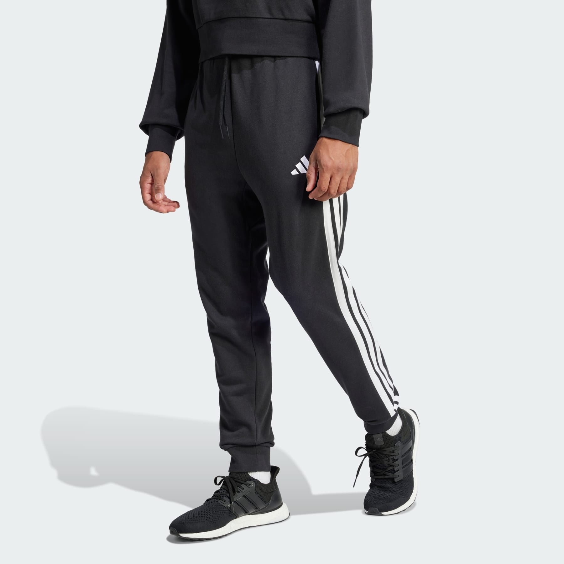 Essential 3-Stripes French Terry Pants - 2