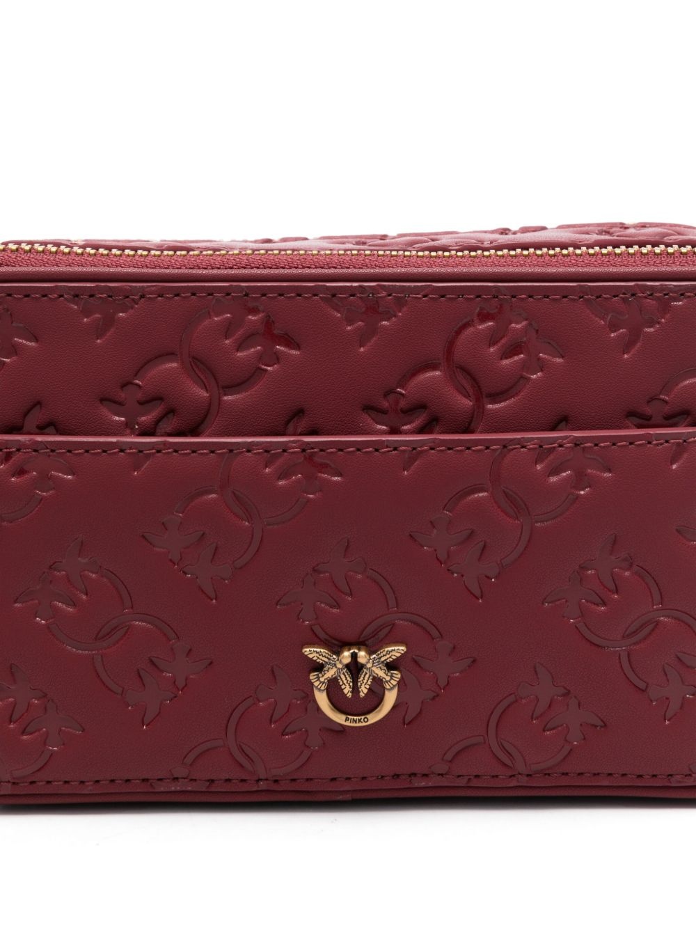 mini logo-debossed cross body bag - 4