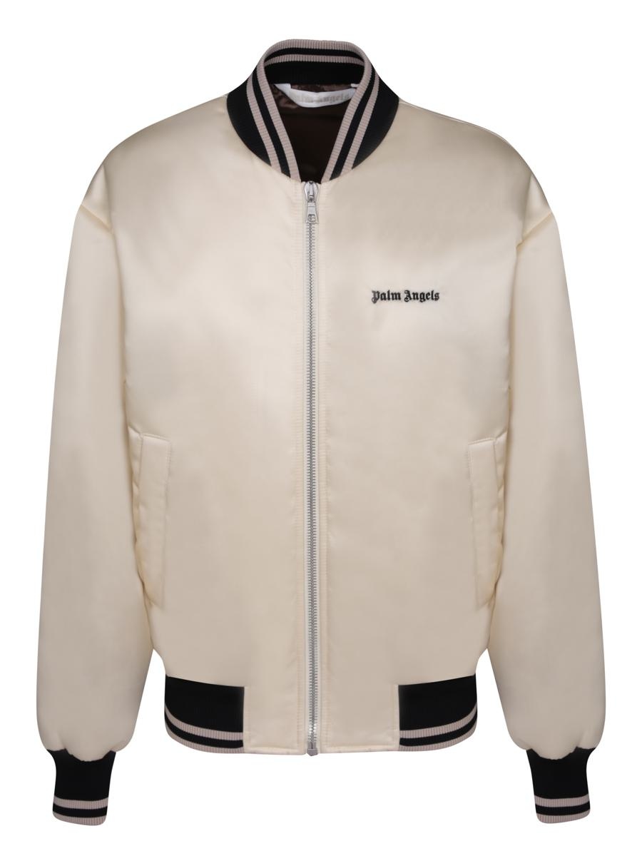 ジャケット Palm Angels PWEH017F23 FAB001 6110 Jackets Beige Palm Angels PALM ANGELS JACKETS | baltini | REVERSIBLE