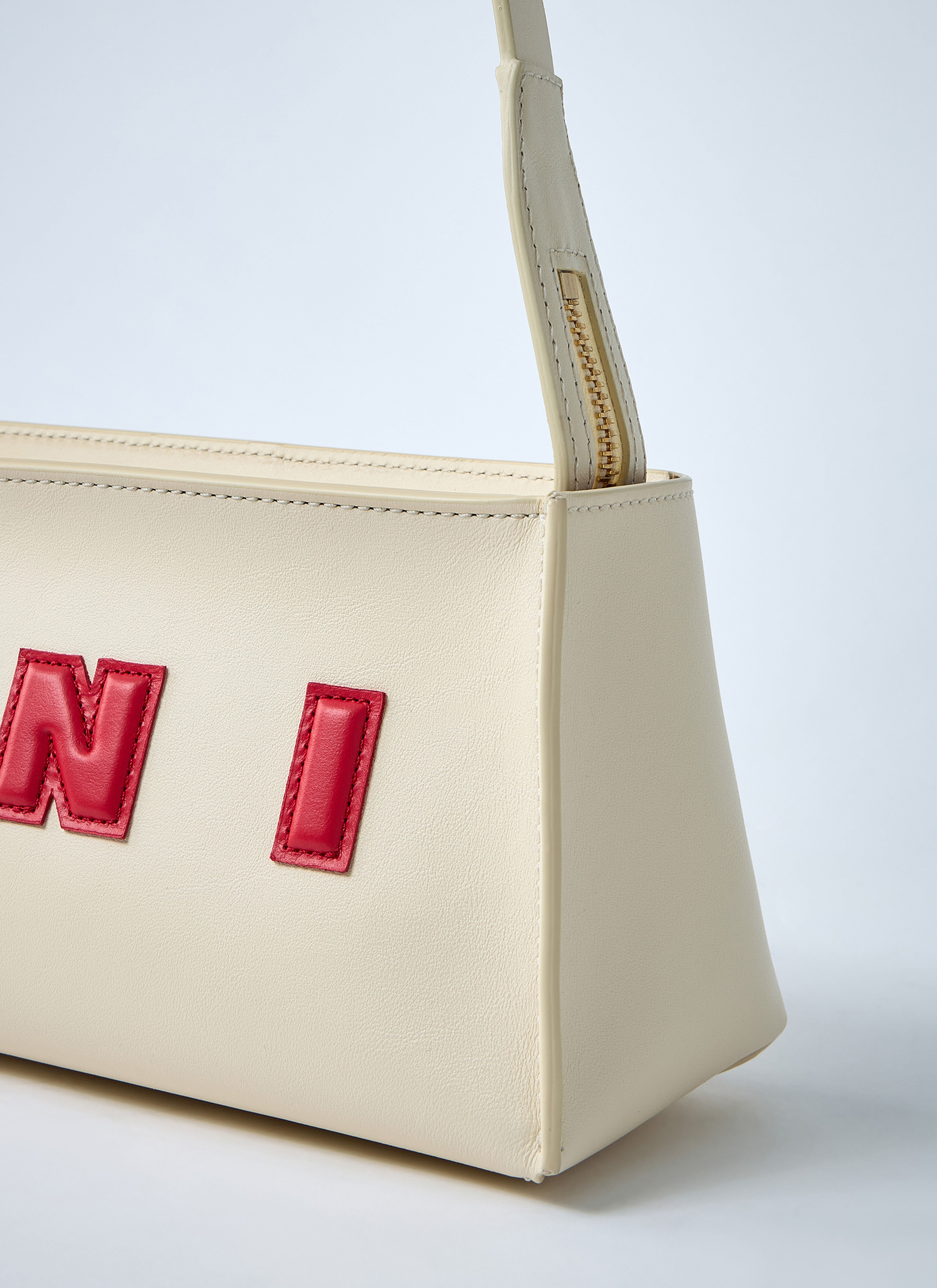 Leather Baguette Musuem Shoulder Bag - 5