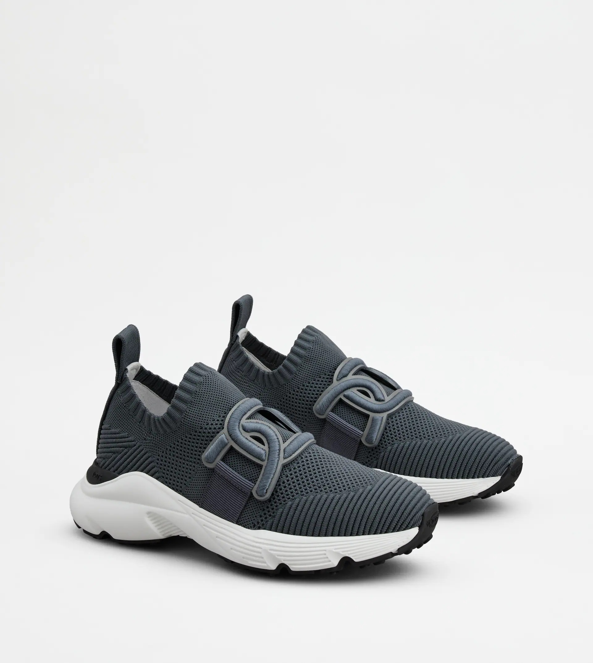 KATE SLIP-ON SNEAKERS IN FABRIC - GREY - 3