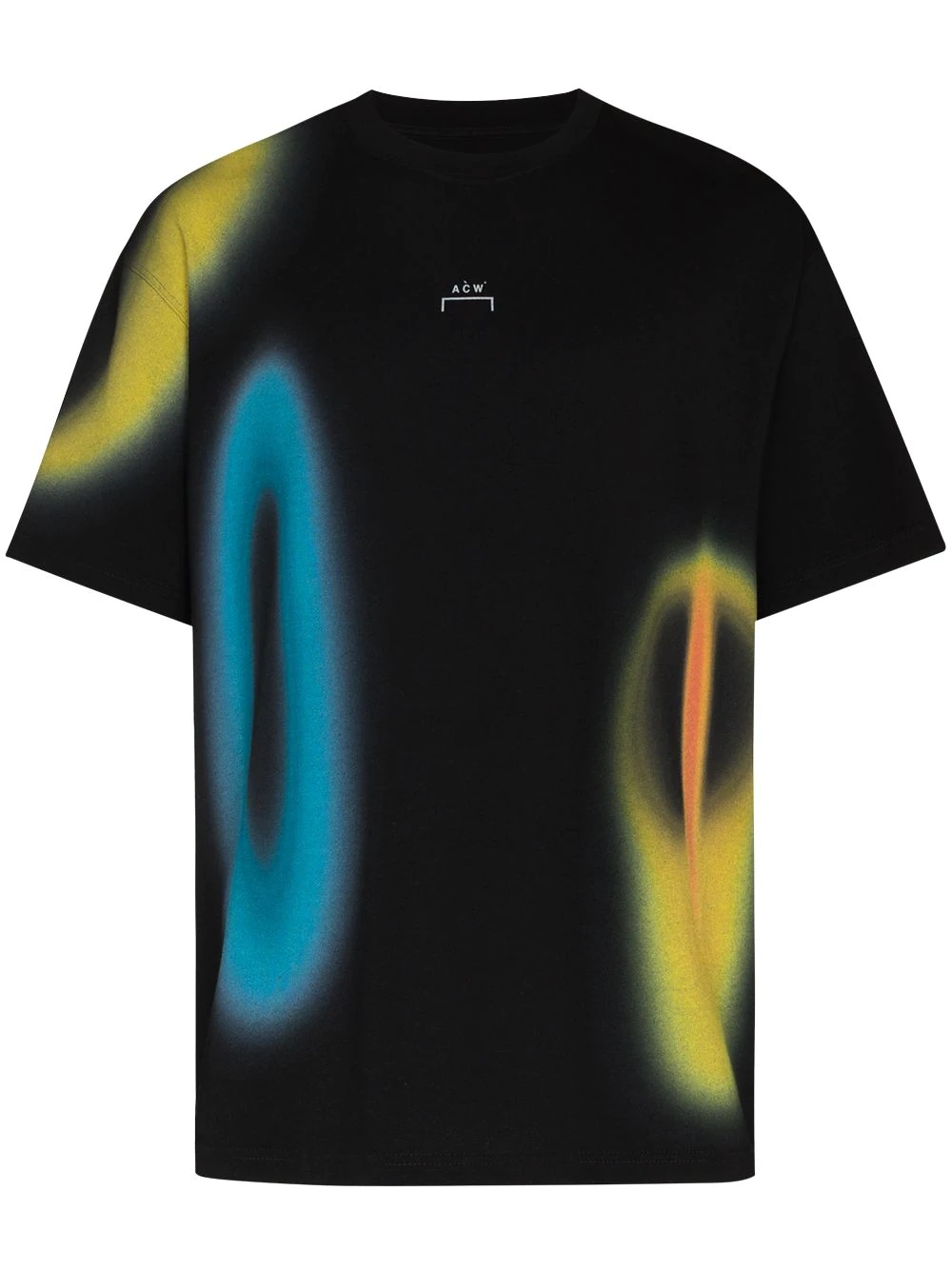 spray paint-effect T-shirt - 1