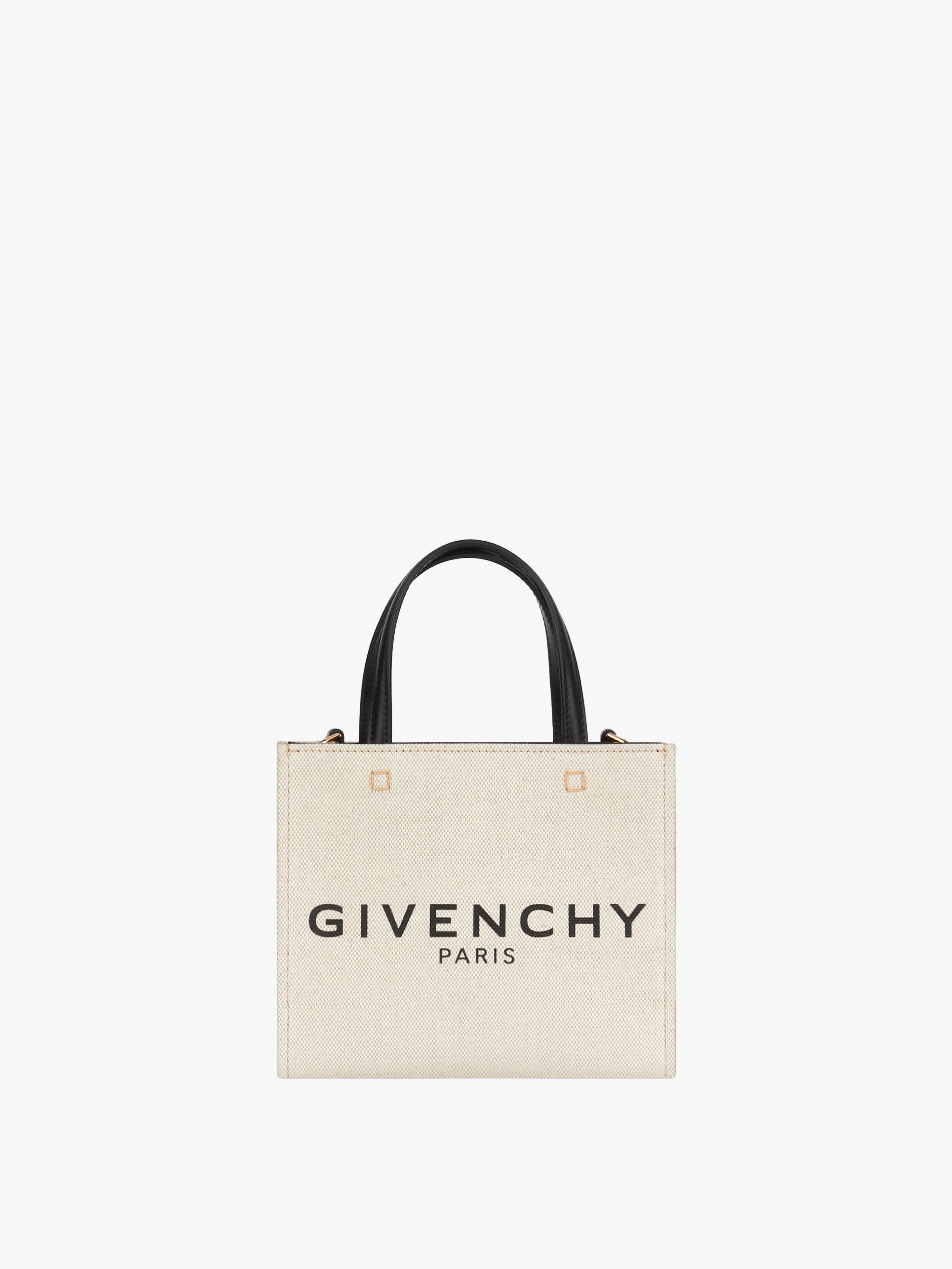 MINI G-TOTE SHOPPING BAG IN CANVAS - 1