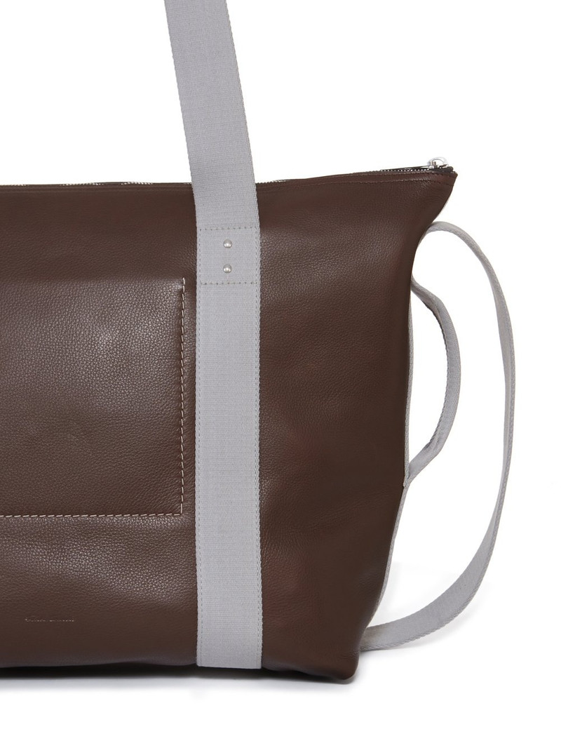 Trolley Leather Tote Bag 6