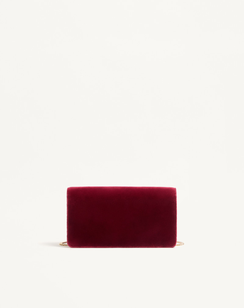 VLOGO SIGNATURE MINI VELVET SHOULDER BAG 5