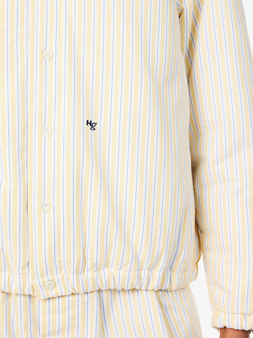 Striped Padded Cotton-Poplin Jacket - 5