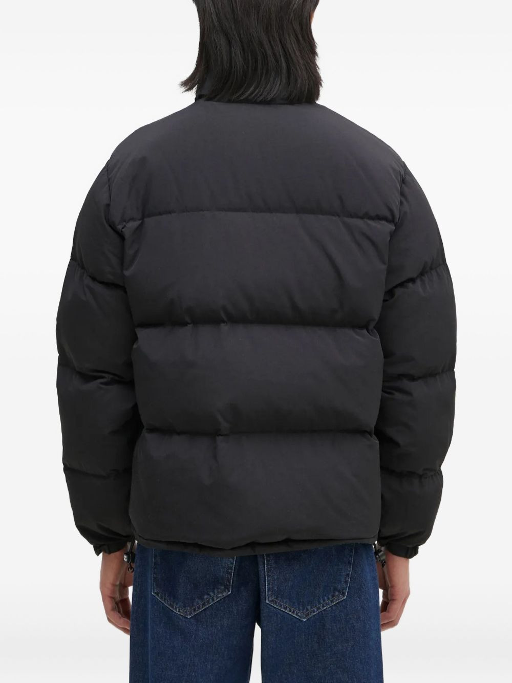 panelled puffer jacket - 5