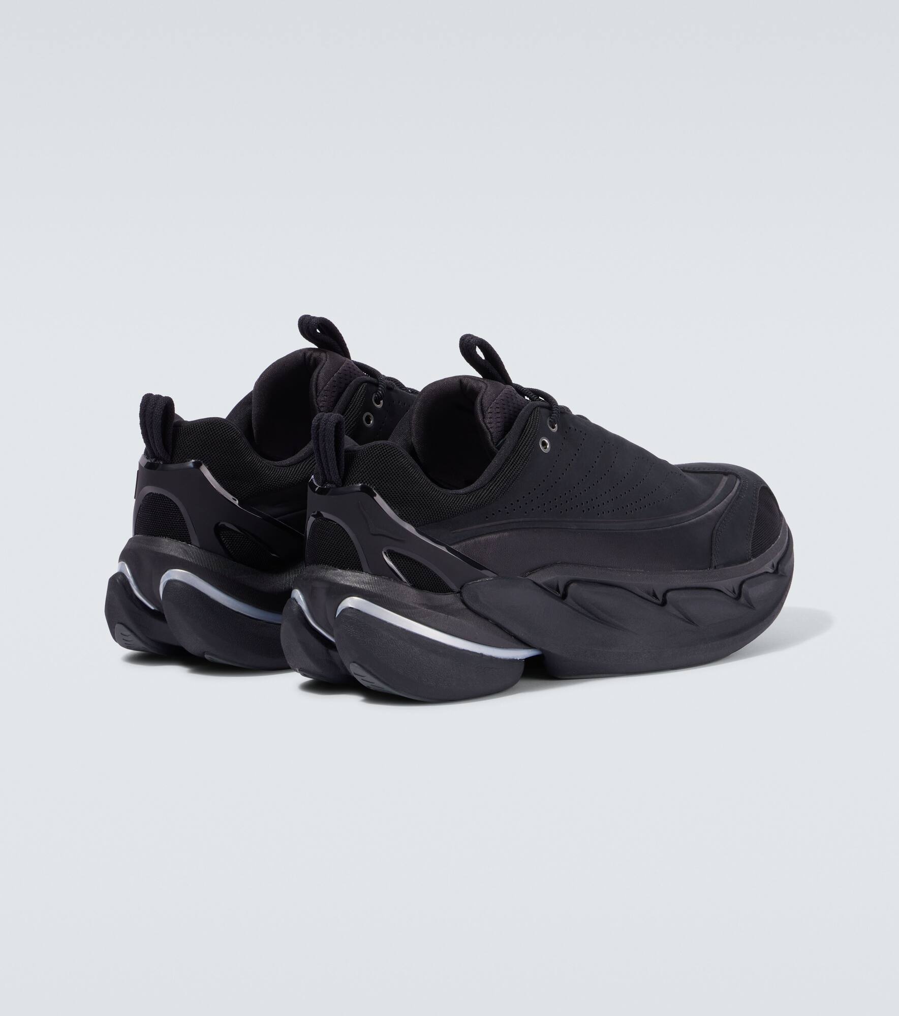 Elevon X leather-trimmed sneakers - 6