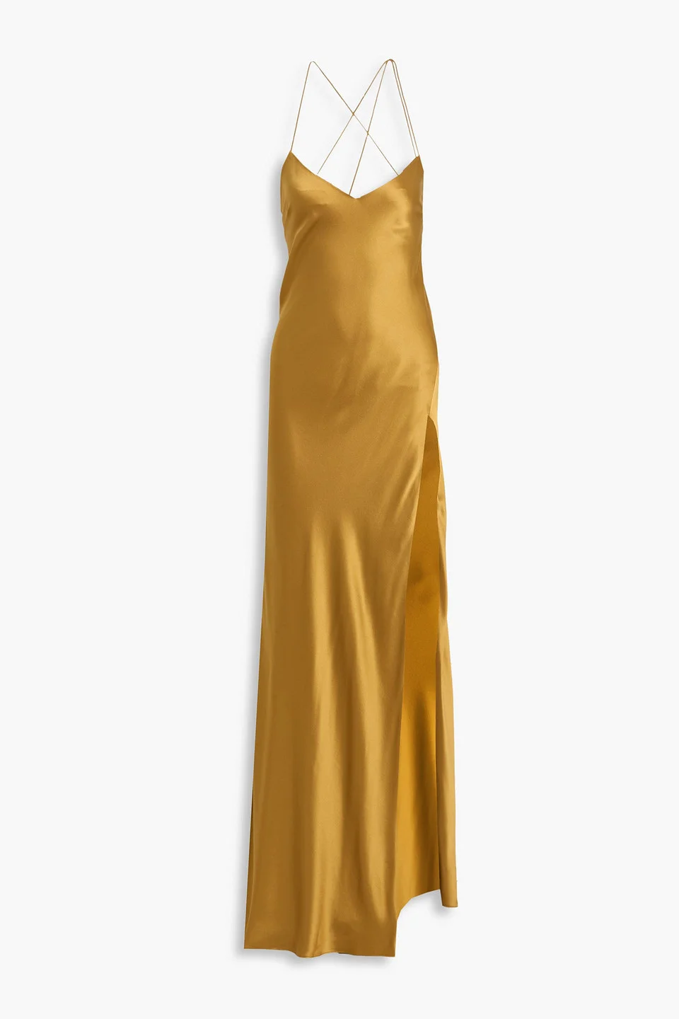 Silk-satin gown - 1