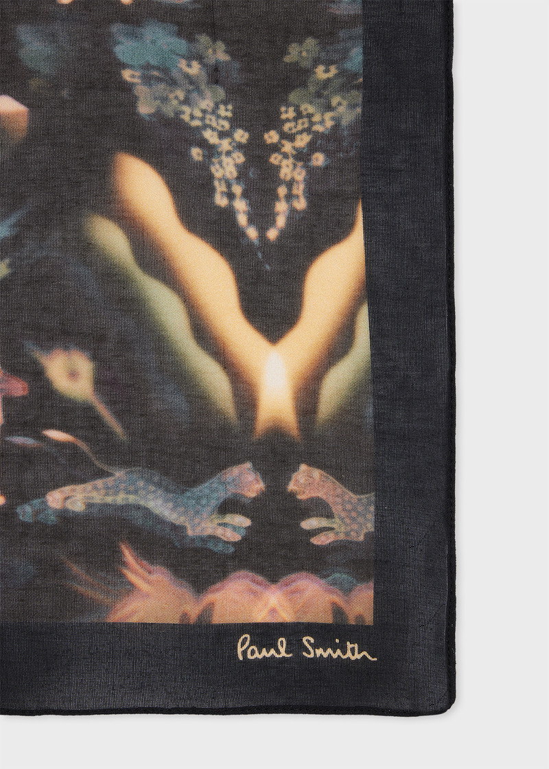 Paul Smith 'Lumiere' Print Pocket Square outlook